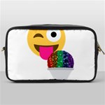 glitter wink emoji  Toiletries Bag (One Side)