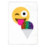 glitter wink emoji  Removable Flap Cover (L)