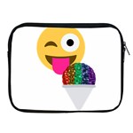 glitter wink emoji  Apple iPad 2/3/4 Zipper Case