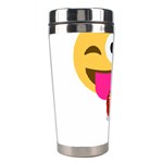 glitter wink emoji  Stainless Steel Travel Tumbler