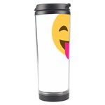 glitter wink emoji  Travel Tumbler