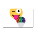 glitter wink emoji  Magnet (Rectangular)