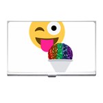 glitter wink emoji  Business Card Holder