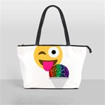 glitter wink emoji  Classic Shoulder Handbag