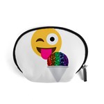 glitter wink emoji  Accessory Pouch (Small)