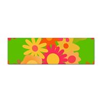 Groovy Mod Floral Sticker Bumper (100 pack)