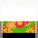 Groovy Mod Floral Jigsaw Puzzle (Rectangular)