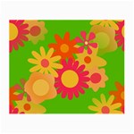 Groovy Mod Floral Small Glasses Cloth