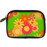 Groovy Mod Floral Digital Camera Leather Case