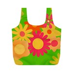 Groovy Mod Floral Full Print Recycle Bag (M)