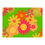 Groovy Mod Floral Double Sided Flano Blanket (Mini)