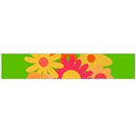 Groovy Mod Floral Flano Scarf (Large)