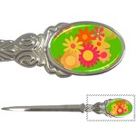 Groovy Mod Floral Letter Opener