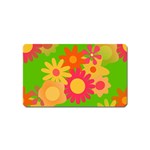 Groovy Mod Floral Magnet (Name Card)