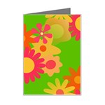 Groovy Mod Floral Mini Greeting Card