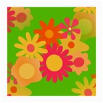 Groovy Mod Floral Medium Glasses Cloth (2 Sides)