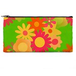 Groovy Mod Floral Pencil Case