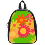 Groovy Mod Floral School Bag (Small)