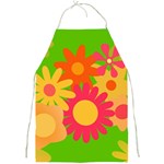 Groovy Mod Floral Full Print Apron