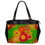 Groovy Mod Floral Oversize Office Handbag