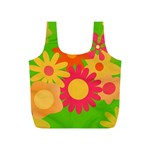 Groovy Mod Floral Full Print Recycle Bag (S)