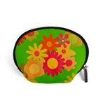 Groovy Mod Floral Accessory Pouch (Small)