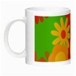 Groovy Mod Floral Night Luminous Mug