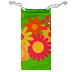 Groovy Mod Floral Jewelry Bag