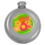 Groovy Mod Floral Hip Flask (5 oz)