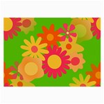 Groovy Mod Floral Large Glasses Cloth (2 Sides)