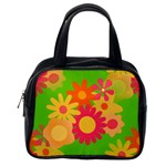 Groovy Mod Floral Classic Handbag (One Side)