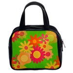 Groovy Mod Floral Classic Handbag (Two Sides)