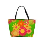 Groovy Mod Floral Classic Shoulder Handbag