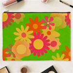 Groovy Mod Floral Cosmetic Bag (XXXL)