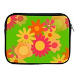 Groovy Mod Floral Apple iPad 2/3/4 Zipper Case