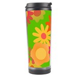 Groovy Mod Floral Travel Tumbler