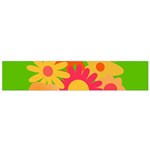 Groovy Mod Floral Flano Scarf (Small)