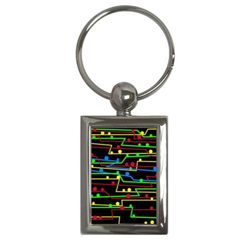 Stay in line Key Chains (Rectangle)  from ArtsNow.com Front