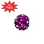 Something purple 1  Mini Buttons (10 pack) 