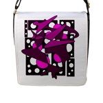 Something purple Flap Messenger Bag (L) 