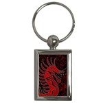 Red dragon Key Chains (Rectangle) 