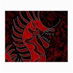 Red dragon Small Glasses Cloth