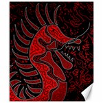 Red dragon Canvas 8  x 10 