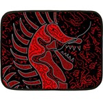 Red dragon Fleece Blanket (Mini)