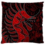 Red dragon Large Cushion Case (One Side)