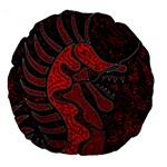 Red dragon Large 18  Premium Round Cushions