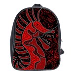 Red dragon School Bags (XL) 