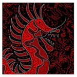 Red dragon Large Satin Scarf (Square)