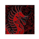 Red dragon Small Satin Scarf (Square)