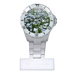 Blue Forget-me-not flowers Plastic Nurses Watch